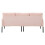 (Pink, Corduroy) Double-Seat Sofa – Stylish & Compact Design 9
