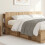 VidaXL vidaXL Headboard Cabinet with Storage Artisan Oak Engineered Wood 1
