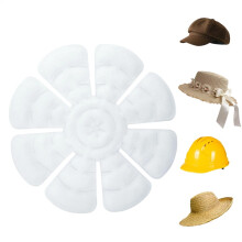 (White) Summer Reusable Hard Hat Cooling Head Liner Cooling Helmet Pad Head And Scalp Ice Caps Liner