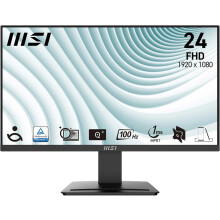 MSI PRO MP2412 23.8 Inch Full HD Office Monitor - 1920 x 1080 VA Panel, 100 Hz, Eye-Friendly Screen