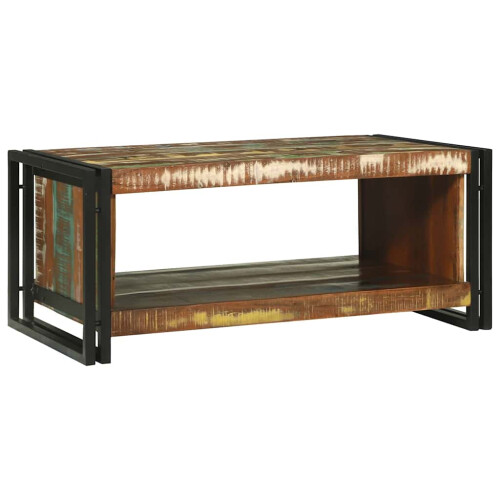 VidaXL vidaXL Coffee Table Multicolour 90 x 50 x 38 cm Solid Reclaim Wood
