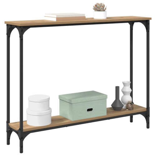 VidaXL vidaXL Console Table Artisan Oak 100 x 22.5 x 75 cm Engineered Wood 2