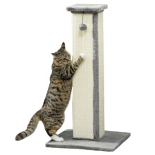 81cm Vertical Cat Scratcher with Sisal & Hanging Ball