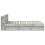 VidaXL vidaXL Bed Frame with Storage Concrete Grey 140 x 190 cm 3