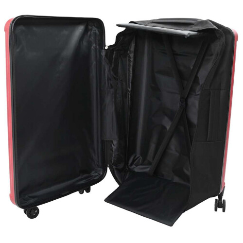 VidaXL vidaXL Suitcase Folding with Lock Red 50 x 30 x 76 cm ABS Plastic 2
