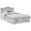 VidaXL vidaXL Bed Frame Concrete Grey 120 x 190 cm Engineered Wood 2