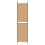 VidaXL vidaXL 5-Panel Room Divider Beige 250 x 200 cm Fabric 5