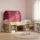 VidaXL vidaXL Bed Tunnel 2 pcs Red 211 x 52.5 x 2 cm Polyester 1