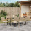 VidaXL vidaXL Garten Essgruppe 9 stk. Beige Poly-Rattan 5
