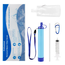 Water Filter Straw Outdoor Camping Survival Direct Drinking Adventures Filtering