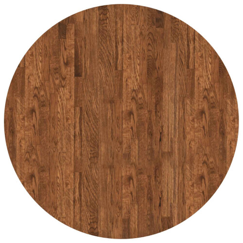 VidaXL vidaXL Table Top Light Brown Ø 90 x 4 cm Solid Oak Wood 1