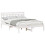 VidaXL vidaXL Bed Frame White 135 x 190 cm Solid Pine Wood 3