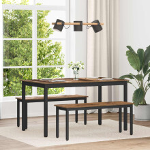 vidaXL Dining Tables 140 x 80 x 75 cm METAL