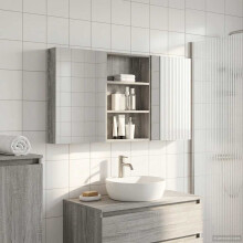 vidaXL Badezimmerschrank-Set 3 stk. 120 x 10,5 x 60,5 cm Holzwerkstoff