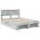 VidaXL vidaXL Bed Frame Concrete Grey 140 x 200 cm Engineered Wood 3