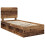 VidaXL vidaXL Bed Frame with Headboard Old Wood 75 x 190 cm Solid Pine Wood 5