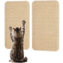 LEVYS Kradsemåtte til Katte - 2 Stk. - 50x25 cm - Skridsikker - Velegnet til Vægge og Døre