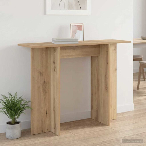 VidaXL vidaXL Console Table Artisan Oak 100 x 30 x 75 cm Engineered Wood