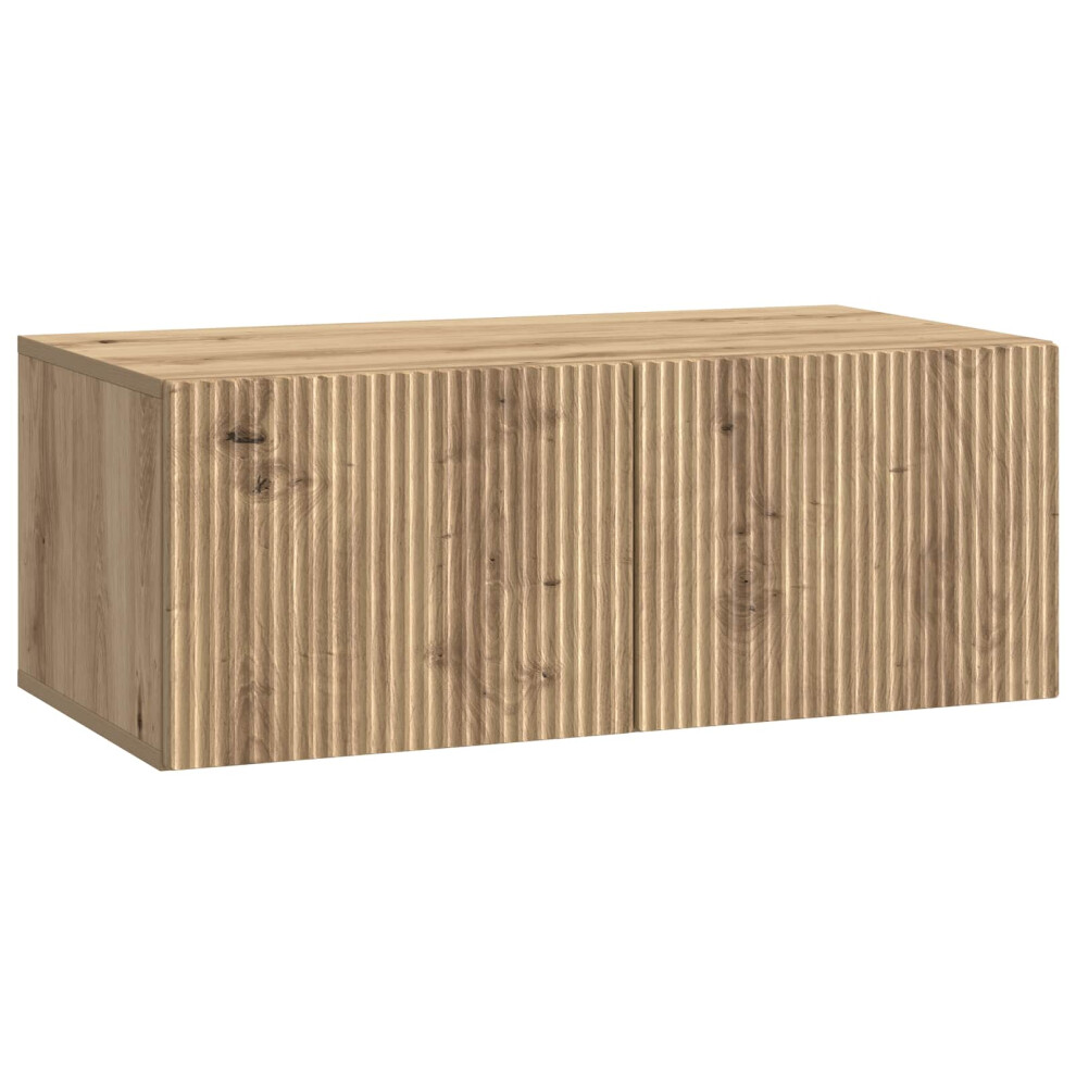 Vidaxl Wall-Mounted Tv Cabinet Artisan Oak 78.5 X 41 X 30 Cm