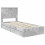 VidaXL vidaXL Storage Bed Concrete Grey 90 x 190 cm Engineered Wood 3
