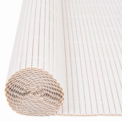 VidaXL vidaXL Gartenzaun Weiß 150 x 300 cm PVC 2