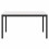 VidaXL vidaXL Dining Table White 150 x 90 x 75 cm Solid Pine Wood 4