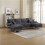 (Gray, Chenille) GOMYWAY U-Shaped Sectional Sofa Set 6
