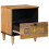VidaXL vidaXL Bedside Cabinet 2 pcs Natural 40 x 33 x 46 cm Solid Mango Wood 3