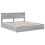 VidaXL vidaXL Storage Bed Grey Sonoma 180 x 200 cm Engineered Wood 4