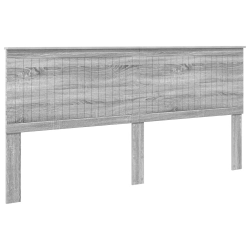 VidaXL vidaXL Headboard with Headboard Grey Sonoma 200 cm Engineered wood 2
