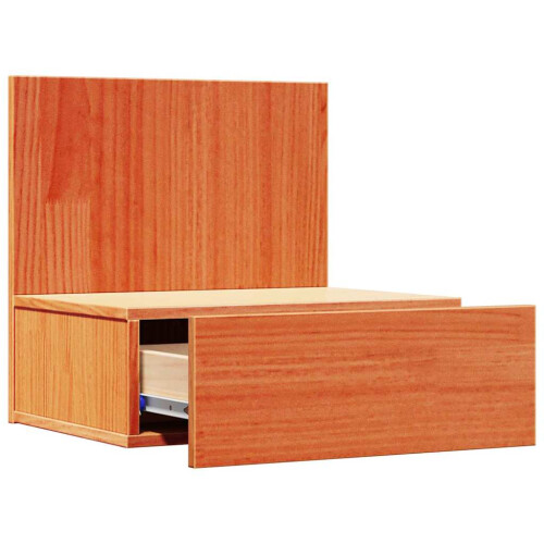 VidaXL vidaXL Bedside Table Wax Brown 42 x 32.5 x 40 cm Solid pine wood 2