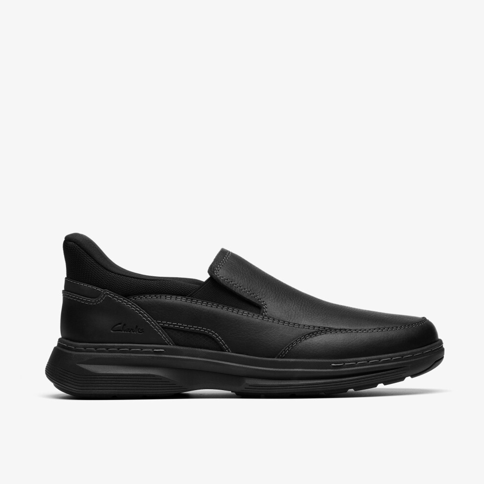 Clarks (Wide, 7.5 (Adults')) Craftwell Step Black Tumbled