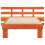 VidaXL vidaXL Bed Frame with Headboard Wax Brown 90 x 200 cm Solid Pine Wood 4
