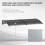 Black Door Canopy Awning 196x75cm 4
