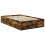 VidaXL vidaXL Bed Frame Smoked Oak 120 x 190 cm Engineered Wood 5