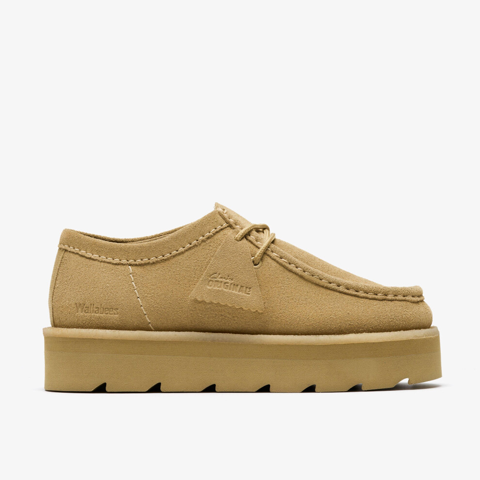 Clarks (Standard, 8 (Adults')) Meare Walla. Maple Suede