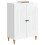 VidaXL vidaXL Sideboard High Gloss White 66 x 34.5 x 90 cm Engineered Wood 2