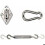 304 stainless steel shade sail fixing kit – Robust accessories for triangular fabric 4