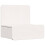 VidaXL vidaXL Bedside Table White 44 x 32.5 x 40 cm Solid pine wood 2