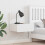 VidaXL vidaXL Bedside Table White 44 x 32.5 x 40 cm Solid pine wood 1
