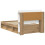 VidaXL vidaXL Bed Frame with Storage Artisan Oak 90 x 200 cm Engineered Wood 5
