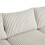 (Beige, Corduroy) Cloud-Like 3-Seat Modular Sofa with Chaise 12