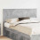 VidaXL vidaXL Headboard with Headboard Concrete Grey 150 cm Engineered wood 1