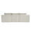 (Beige, Corduroy) Cloud-Like 3-Seat Modular Sofa with Chaise 9