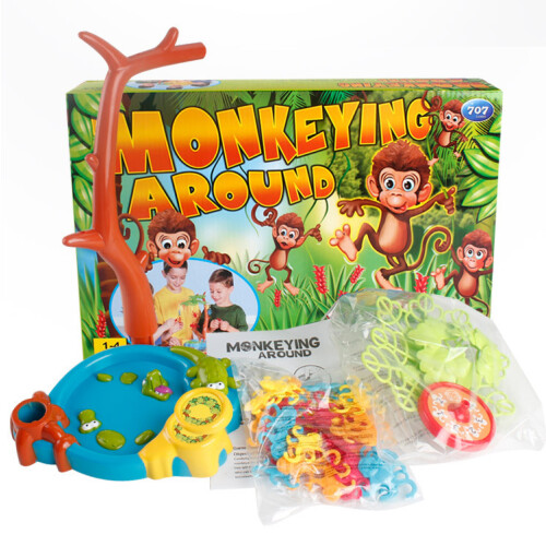 1 Set Monkey Balancing Game Monkey Hanging In a Tree Balancing Toy 1