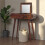 Chestnut Fold Vanity, 4-Drawer, Mirror, 35*70*79cm 1