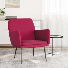 vidaXL Armchair Wine Red 62x79x79 cm Velvet
