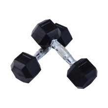 2x6kg Rubber Hex Dumbbells Set