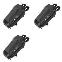 3X Electric Scooter Front Bag Waterproof EVA Hard Shell Bags Reflective Handlebar Hanging Bag Storage Bag 2L