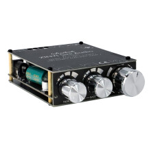 MóDulo 5.0 TPA3116D2 MóDulo de Placa de Amplificador Digital EstéReo de Ajuste de Graves Altos, Amplificador 100Wx2 XY-T100H